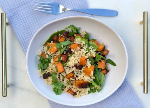 Chorizo and Sweet Potato Rice Salad Chorizo and Sweet Potato Rice Salad