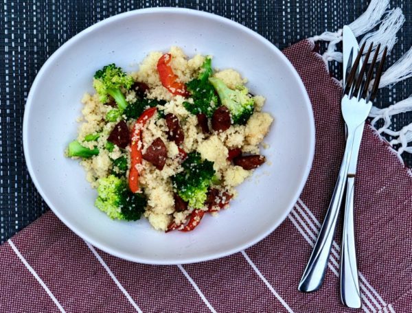 Quick and Easy Chorizo & Broccoli Couscous Quick and Easy Chorizo & Broccoli Couscous