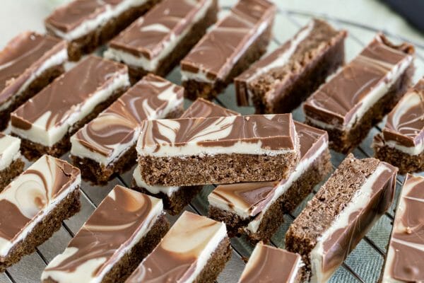 Marble weet-bix slice Marble weet-bix slice